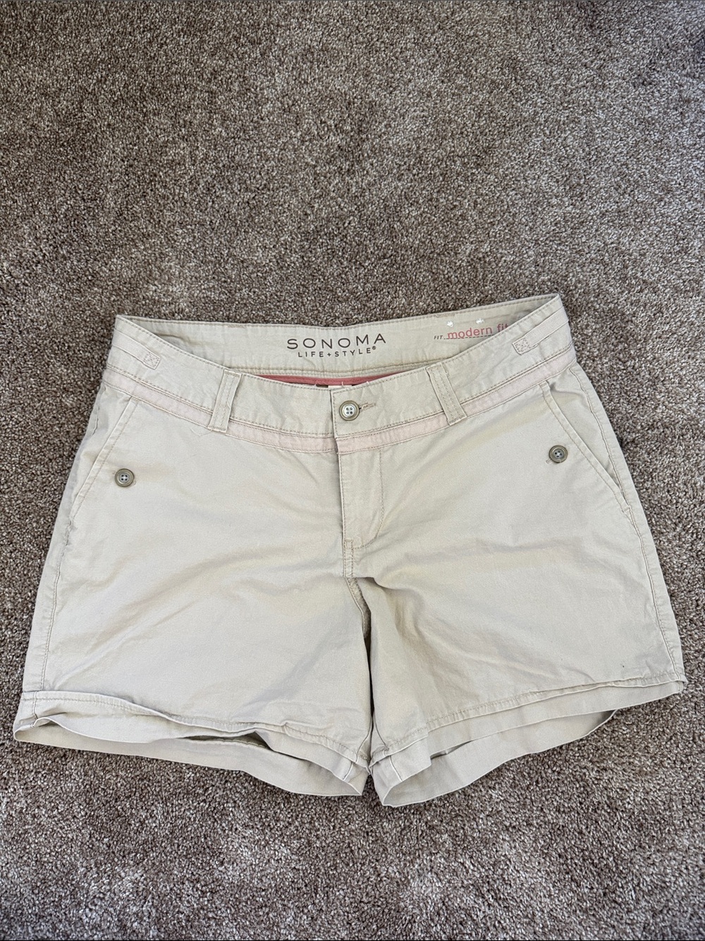 Sonoma Khaki/Tan Bermuda Shorts